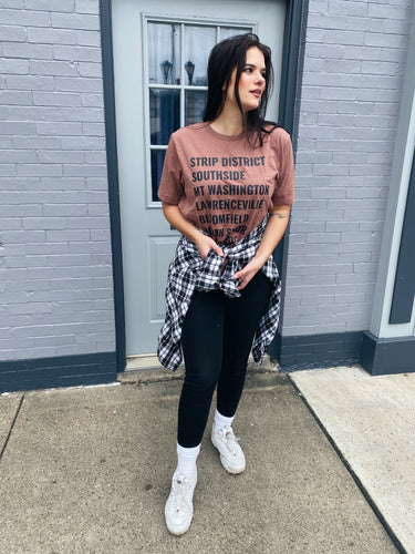 PITTSBURGH PLACES™ TEE IN CHESTNUT