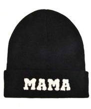 MAMA BEANIE HAT - BLACK